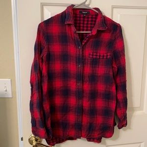 Super soft Madewell flannel shirt
